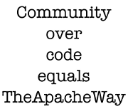 Community over Code